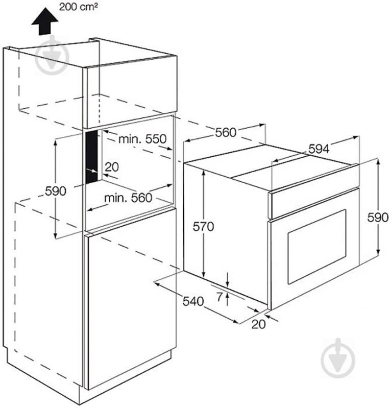 Духова шафа Zanussi ZOB 10401 XA - фото 2