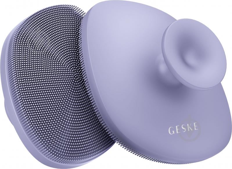 Косметична щіточка для тіла GESKE Body Brush 4 в 1 фіолетовий - фото 1