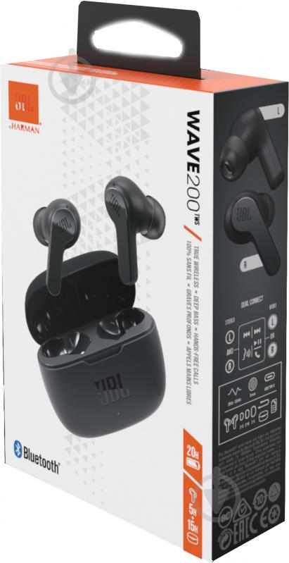 Наушники JBL Wave 200 TWS black (JBLW200TWSBLK) - фото 12