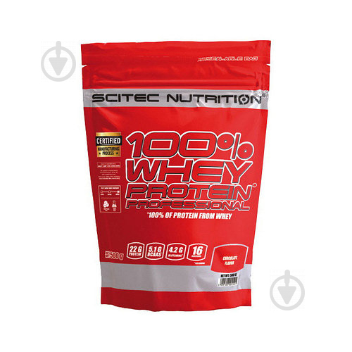 Протеин Scitec Nutrition Whey Protein Proffesional шоколадно-лесной орех 0,5 кг - фото 1