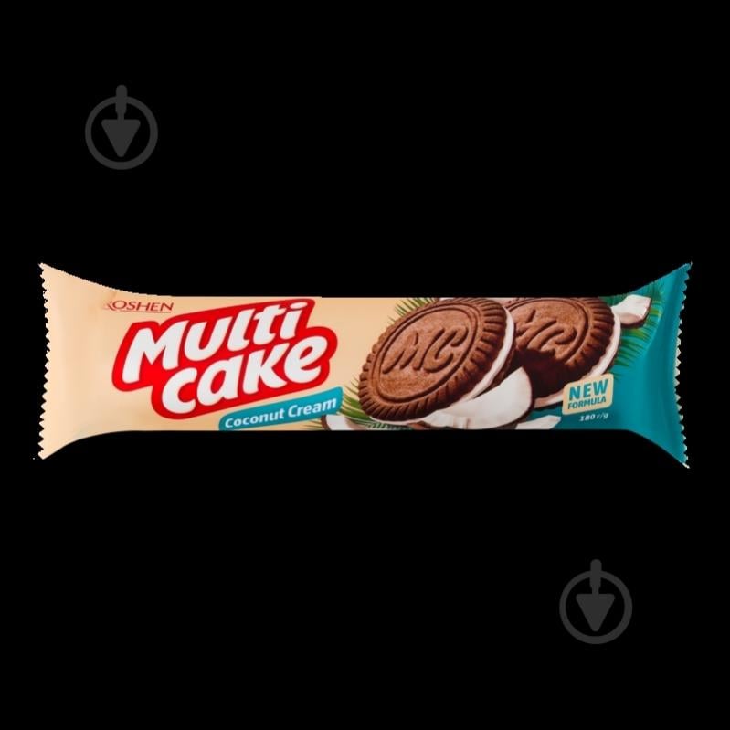 Печиво Roshen Multicake з начинкою кокос-крем 180 г - фото 6