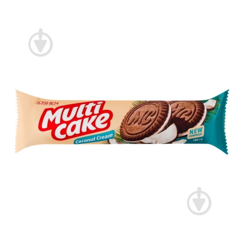 Печиво Roshen Multicake з начинкою кокос-крем 180 г - фото 7