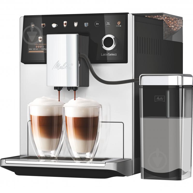 Кофемашина Melitta F630-211 Latte Select Silver - фото 2