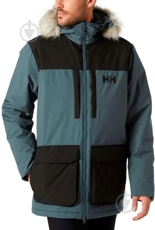 Куртка-парка Helly Hansen PATROL PARKA 53998-860 р.S синий - фото 1