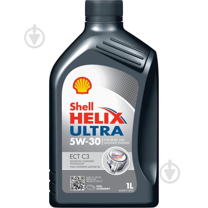 Моторное масло синтетическое SHELL Helix Ultra ECT C3 5W-30 1 л (ТОВ-У505773) - фото 1