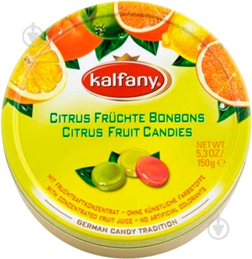Льодяники Citrus Fruit цитрусові 150 г 4002590000039 - фото 1