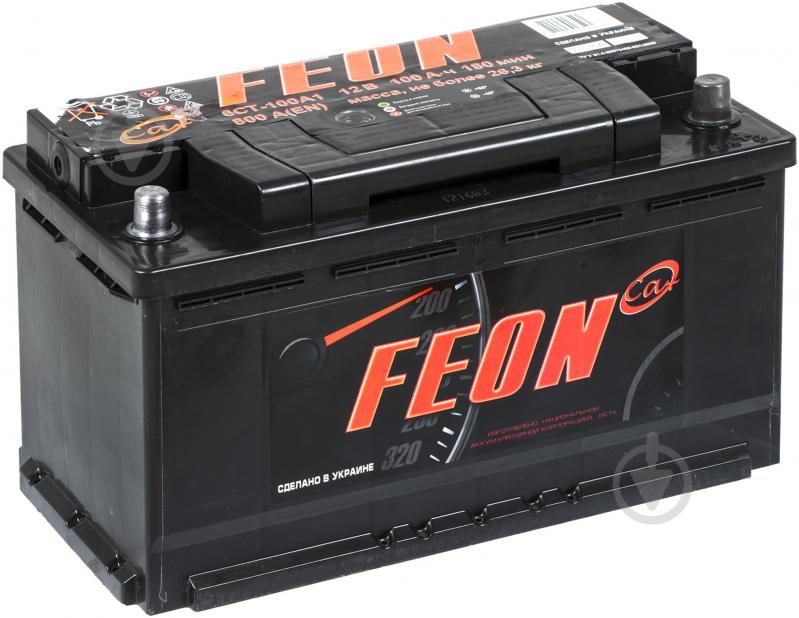 Аккумулятор автомобильный Feon 100Ah 800A 12V «+» справа - фото 2 Аккумулятор автомобильный Feon 100Ah 800A 12V «+» справа - фото 2