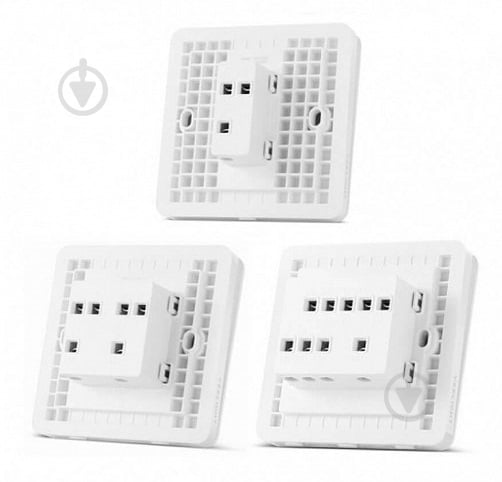 Розумний вимикач Yeelight Flex Switch 16A White (Three Buttons) білий - фото 1