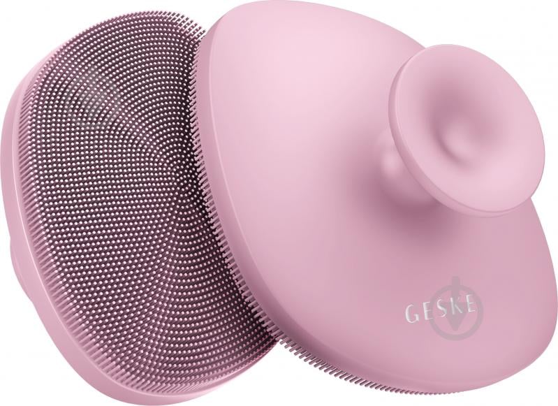 Косметична щіточка для тіла GESKE Body Brush 4 в 1 рожевий - фото 1