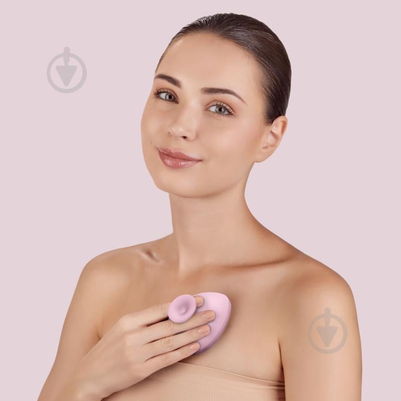 Косметична щіточка для тіла GESKE Body Brush 4 в 1 рожевий - фото 6