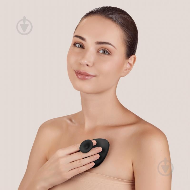 Косметична щіточка для тіла GESKE Body Brush 4 в 1 сірий - фото 6