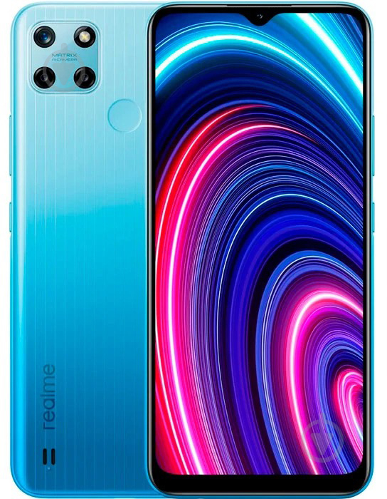 Смартфон realme C25Y 4/64GB glacier blue (RMX3269) - фото 1