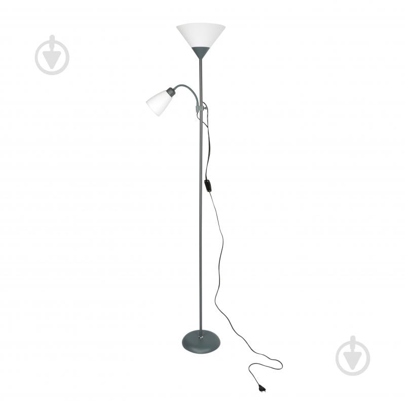 Торшер Berger 1050-FL-2 Grey 40 Вт Е27 сірий 1050-FL-2 Grey - фото 1