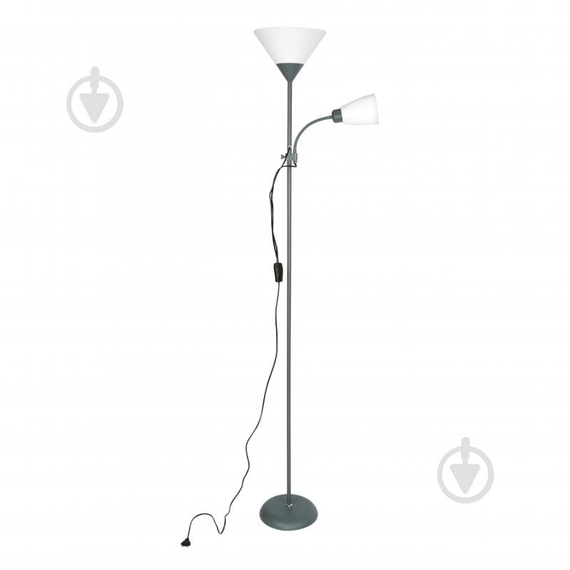 Торшер Berger 1050-FL-2 Grey 40 Вт Е27 сірий 1050-FL-2 Grey - фото 2