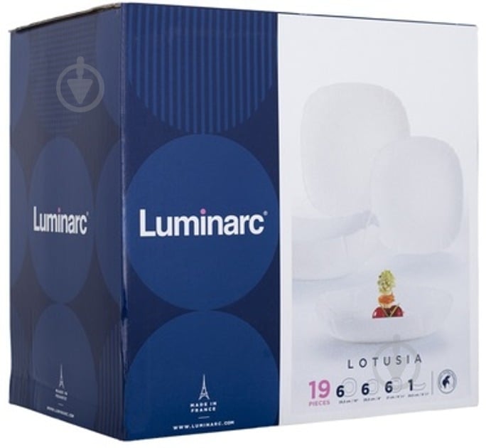 Сервіз столовий Luminarc Lotusia 19 предметів (V1097) - фото 9