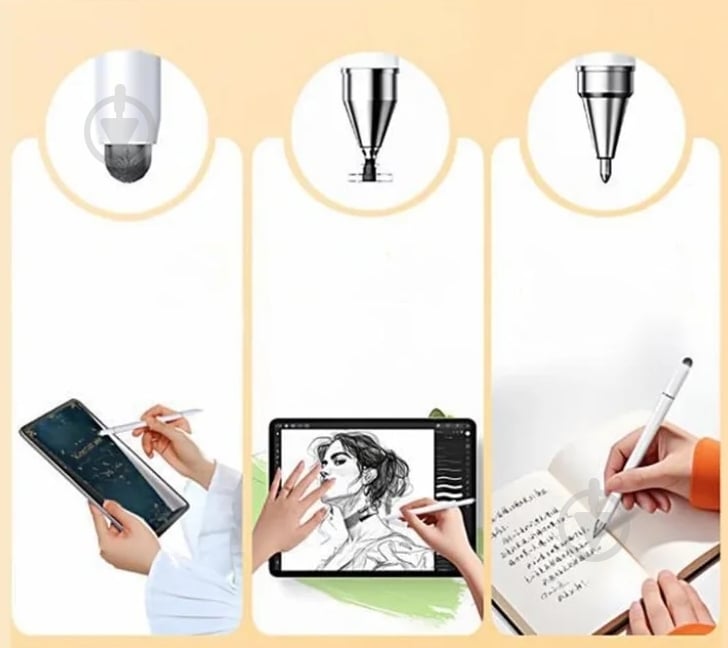 Стилус UGREEN Magnetic Stylus Pen 3-in-1 LP952 - фото 2 Стилус UGREEN Magnetic Stylus Pen 3-in-1 LP952 - фото 2
