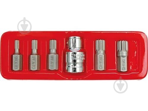 Набор бит Vorel SPLINE 6 шт. 66760 - фото 1 Набор бит Vorel SPLINE 6 шт. 66760 - фото 1