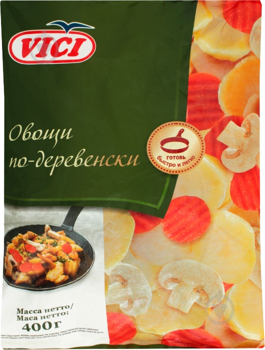 Овочі заморожені VICI Овочі по-селянські VICI 400 г (4770190111331) - фото 1