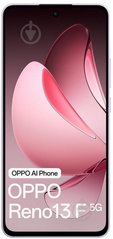 Смартфон OPPO Reno13 F 5G 8/256GB plume purple (CPH2699 PURPLE 8/256) - фото 2