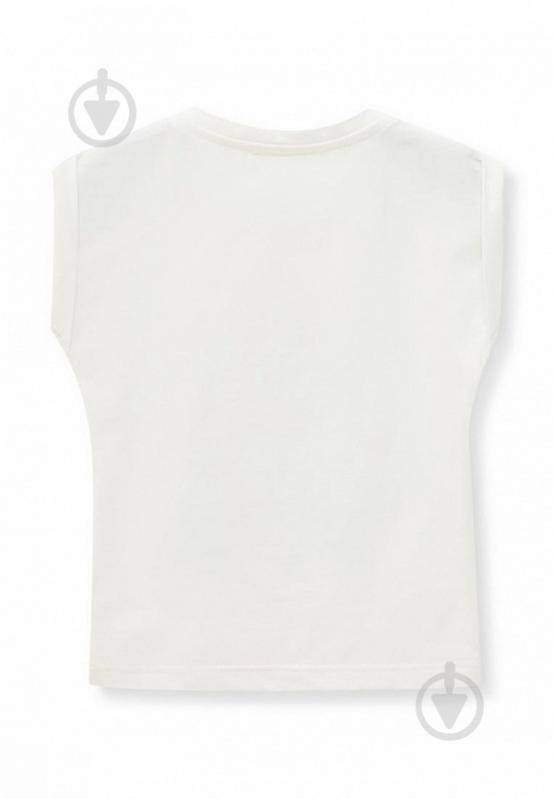 Футболка для девочек Роза р.92 молочный 201235 - фото 2