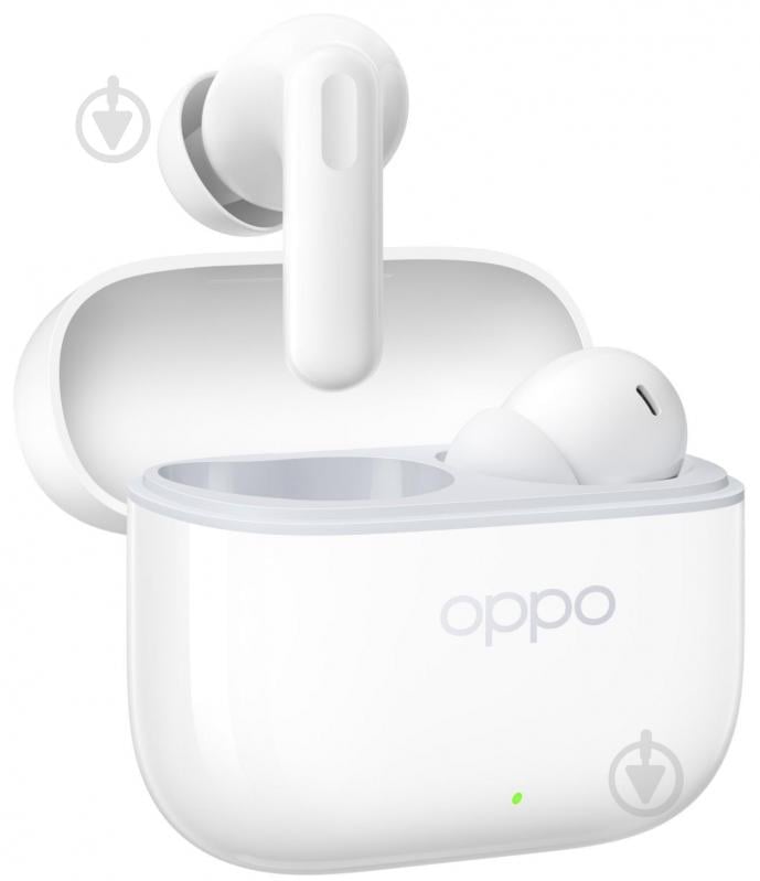 Навушники бездротові OPPO Enco Buds3 Pro ETEK1 glaze white (QEETEK1 WHITE) - фото 1