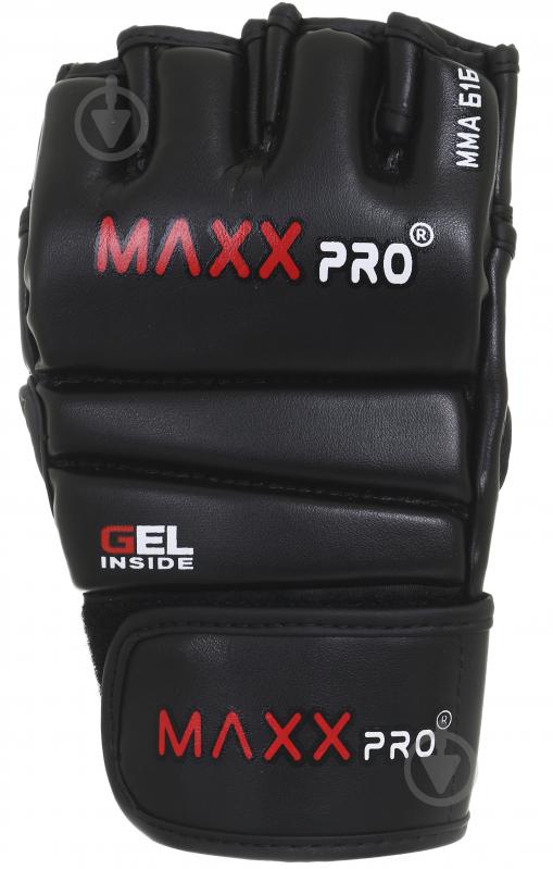 Рукавички для MMA MaxxPro MMA-616 Black L р. L Loz чорний - фото 3