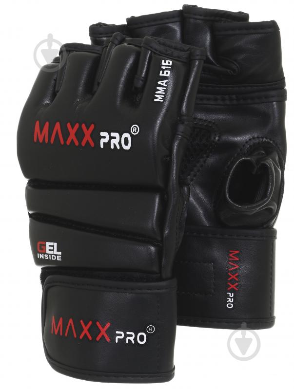 Перчатки для MMA MaxxPro MMA-616 Black L р. L Loz черный - фото 1