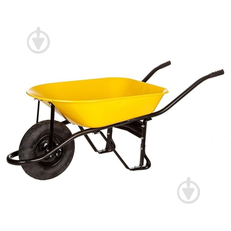 Тачка строительная усиленная Budmonster Wheelbarrow Strong 85 л 200 кг (WB7400) - фото 1