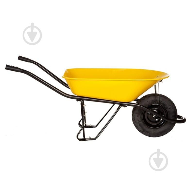 Тачка строительная усиленная Budmonster Wheelbarrow Strong 85 л 200 кг (WB7400) - фото 5