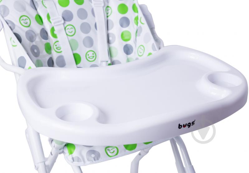 Стульчик для кормления Bugs Smart зеленый - фото 5