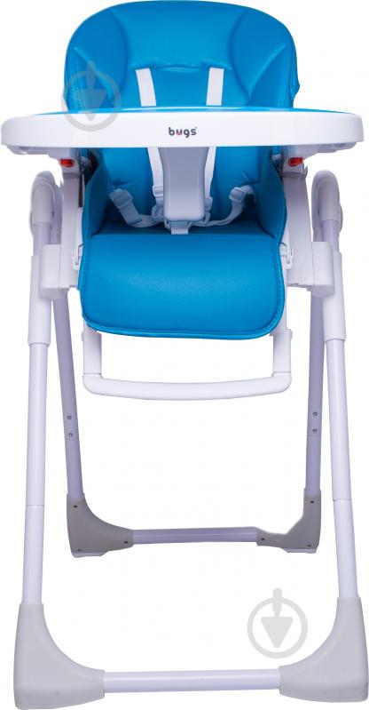 Стульчик для кормления Bugs Studio голубий - фото 1
