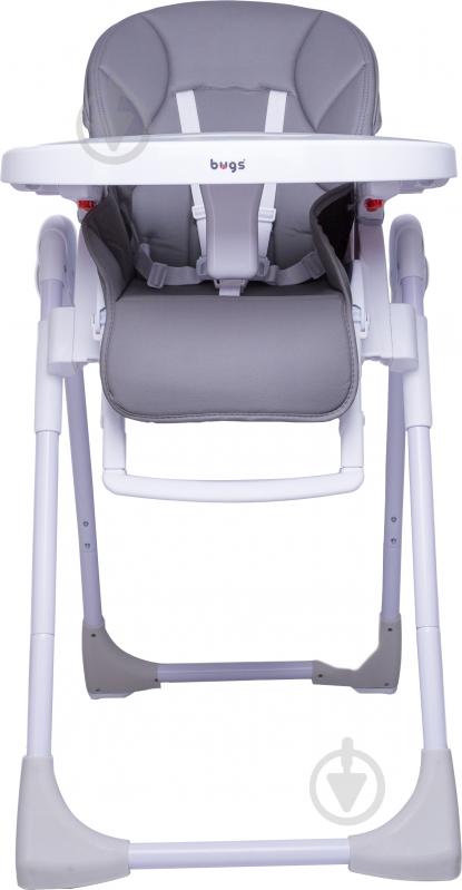 Стульчик для кормления Bugs Studio серый - фото 1