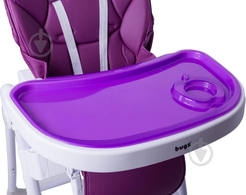 Стульчик для кормления Bugs Studio фиолетовый - фото 11