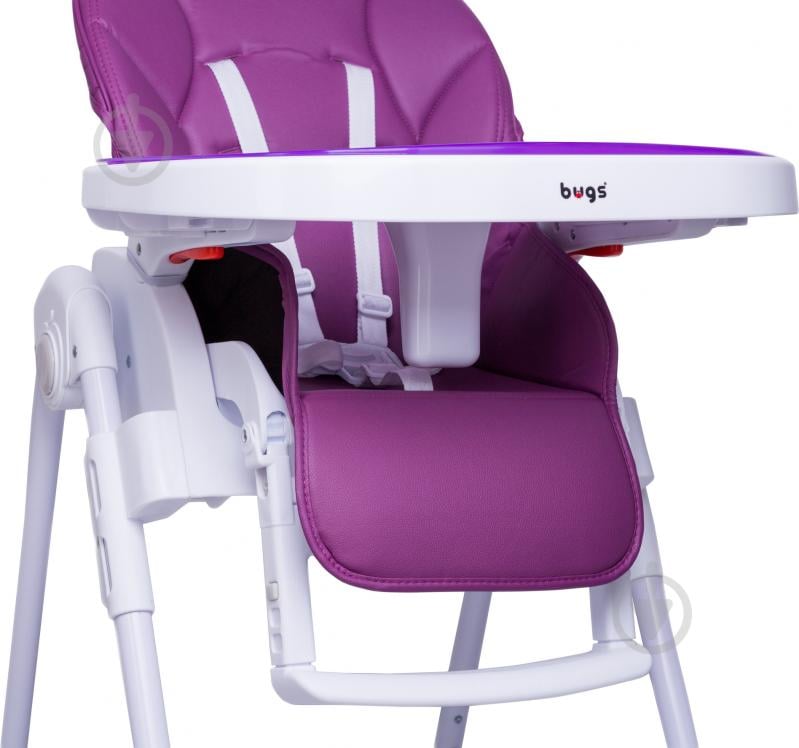 Стульчик для кормления Bugs Studio фиолетовый - фото 6