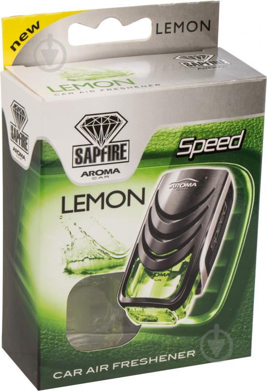 Ароматизатор на дефлектор SAPFIRE Aroma Car Supreme Speed Lemon - фото 4