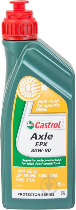 Мастило трансмісійне Castrol Axle EPX 1 л (80W90 TR AEPX 1L) - фото 1 Мастило трансмісійне Castrol Axle EPX 1 л (80W90 TR AEPX 1L) - фото 1