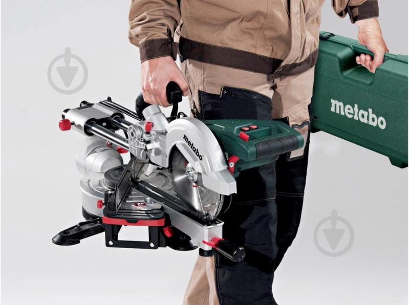 Пила торцовочная Metabo KGS 254 M + платформа KSU 251 (690967000) - фото 4