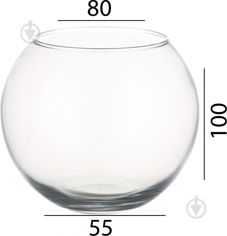 Ваза Pasabahce Флора Pasabahce 10,3 см прозрачная - фото 3