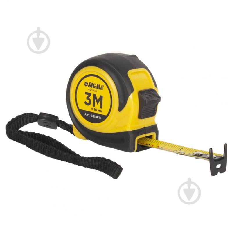 Рулетка Sigma Compact 3814611 3 м x 16 мм - фото 1