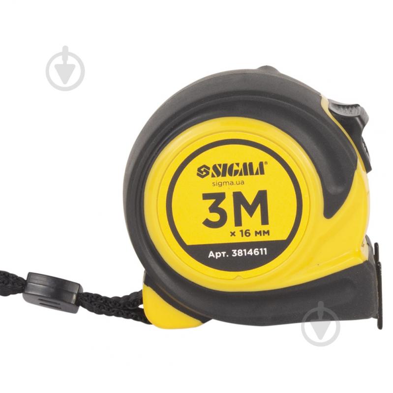 Рулетка Sigma Compact 3814611 3 м x 16 мм - фото 3