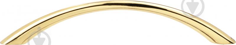 Меблева ручка скоба L102 96 мм L102-96 BRASS латунь - фото 1