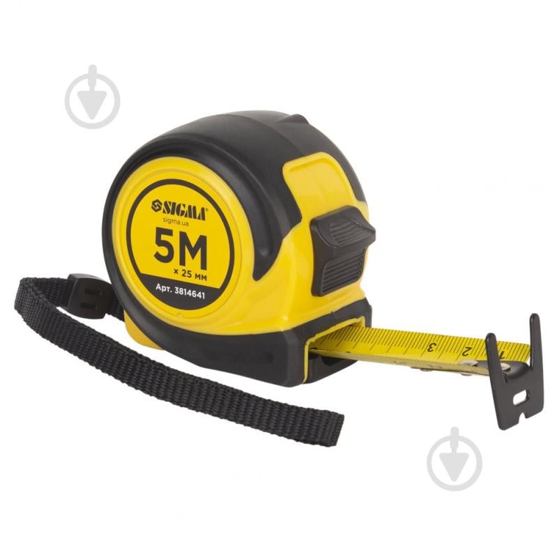 Рулетка Sigma Compact 3814641 5 м x 25 мм - фото 1
