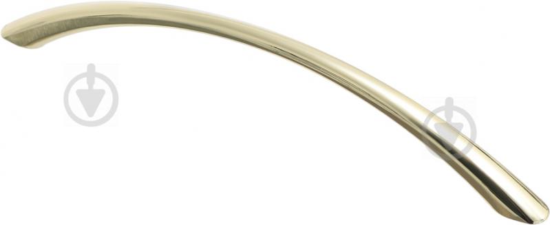 Мебельная ручка скоба L102 128 мм L102-128 BRASS латунь - фото 1