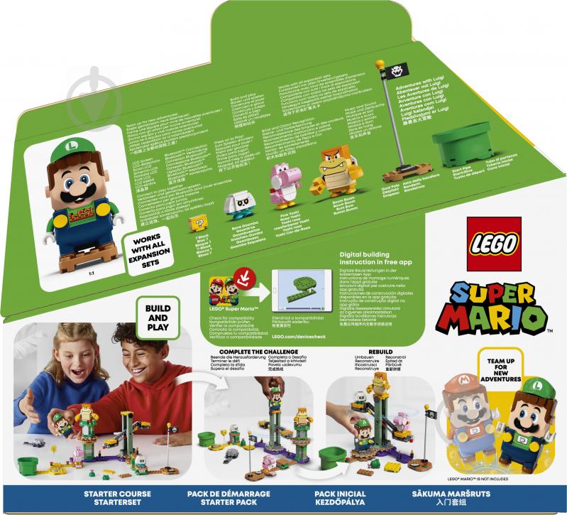 Конструктор LEGO Super Mario Пригоди з Луїджі. Стартовий набір 71387 - фото 3