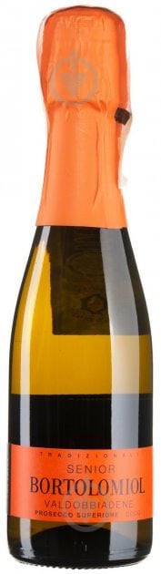 Вино ігристе Bortolomiol Senior Valdobbiadene Prosecco Superiore біле екстра-сухе 200 мл - фото 1