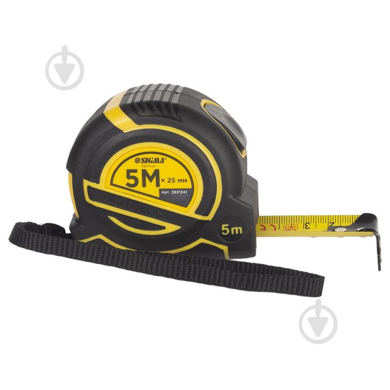 Рулетка Sigma ClickLock 3821341 5 м x 25 мм - фото 2 Рулетка Sigma ClickLock 3821341 5 м x 25 мм - фото 2