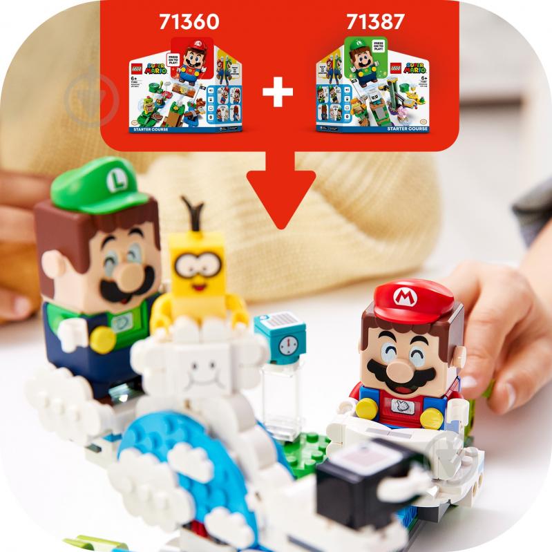 Конструктор LEGO Super Mario Небесний світ Лакіту. Додатковий рівень 71389 - фото 8