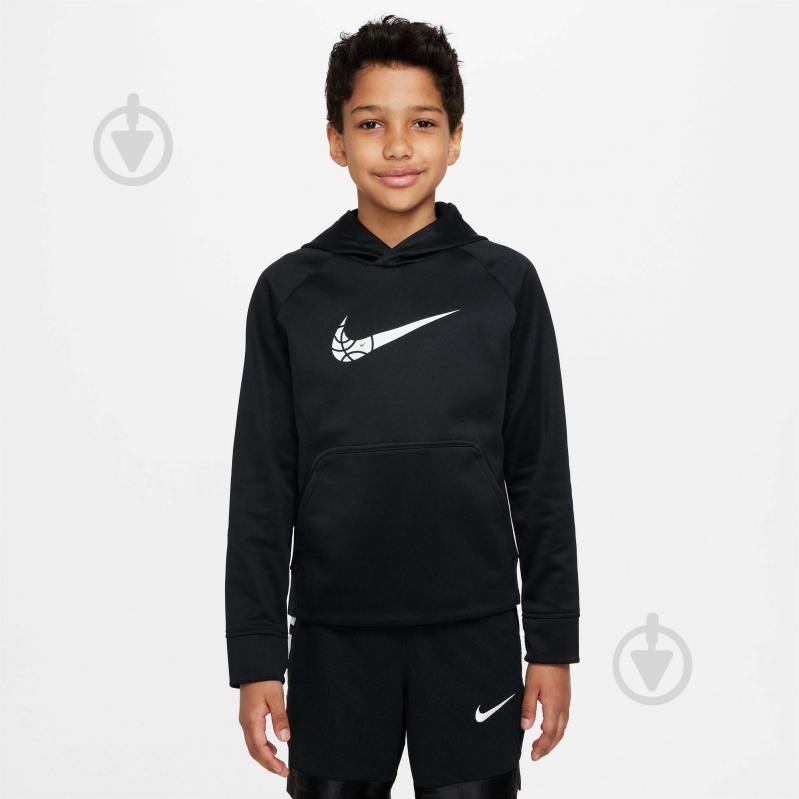 Свитшот Nike TF PO HOODIE GFX BBLL DQ9066-010 р.S черный - фото 1