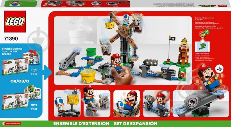 Конструктор LEGO Super Mario Сутичка з Резнором. Додатковий рівень 71390 - фото 4