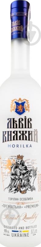 Водка Львів Княжий Premium 0,7 л 40% 0,7 л - фото 1 Водка Львів Княжий Premium 0,7 л 40% 0,7 л - фото 1